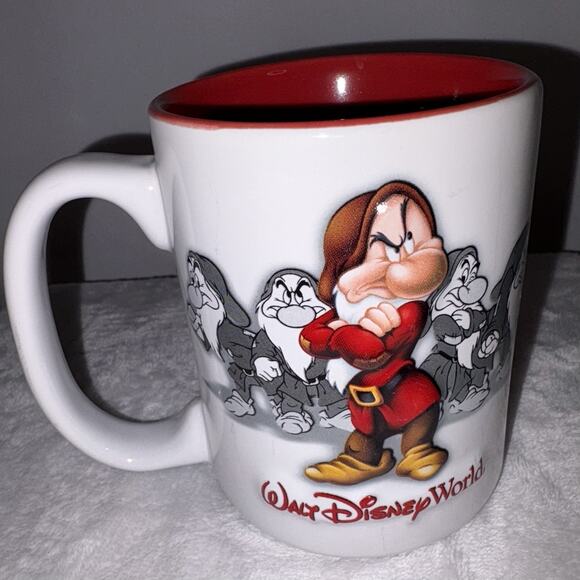 Disney Parks Walt Disney World 3D Grumpy Mug Snow White Seven Dwarfs - Picture 3 of 5